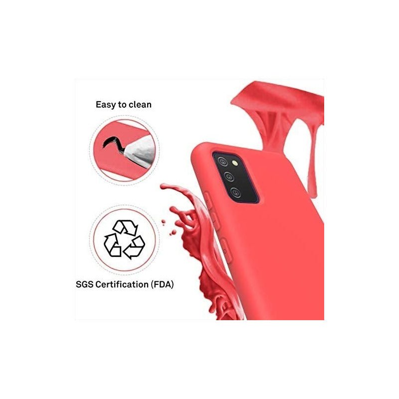 Carcasa Silicona Antihuellas Para Samsung Galaxy A02s - Mi tienda