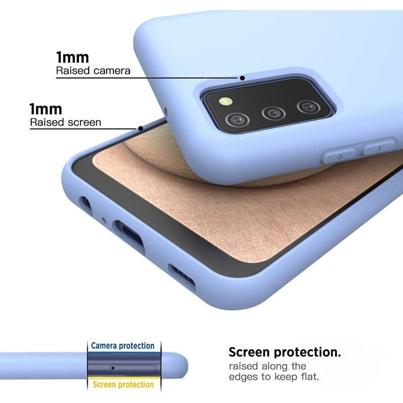 Carcasa Silicona Antihuellas Para Samsung Galaxy A02s - Mi tienda