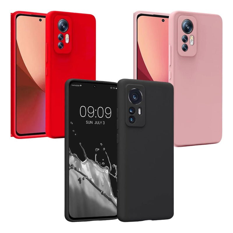 Carcasa Silicona Slim Antihuellas Para Xiaomi 12 /12x - Mi tienda
