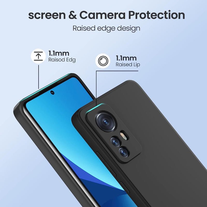 Carcasa Silicona Slim Antihuellas Para Xiaomi 12 /12x - Mi tienda