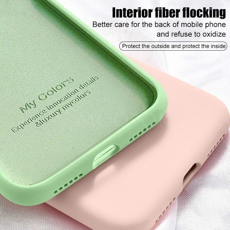 Carcasa Silicona Slim Para Xiaomi Redmi Note 9s + Vidrio - Mi tienda