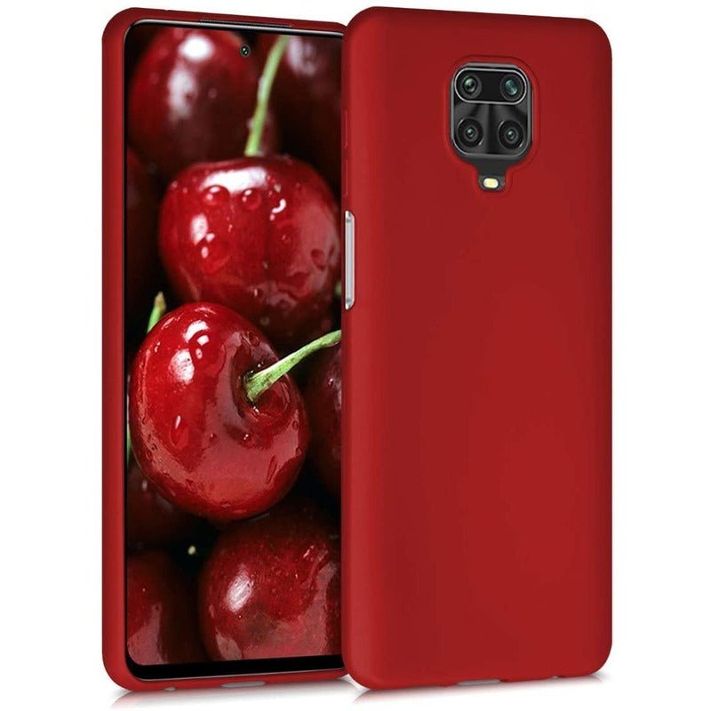 Carcasa Silicona Slim Para Xiaomi Redmi Note 9s + Vidrio - Mi tienda