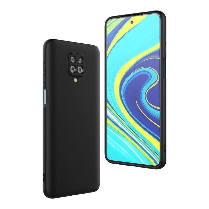 Carcasa Silicona Slim Para Xiaomi Redmi Note 9s + Vidrio - Mi tienda