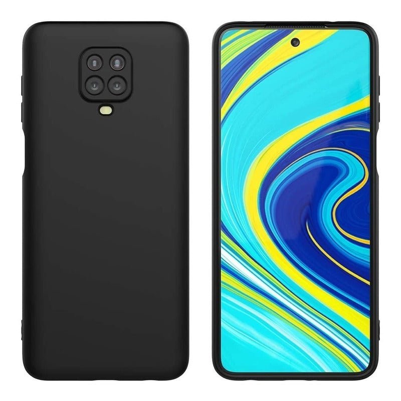 Carcasa Silicona Slim Para Xiaomi Redmi Note 9s + Vidrio - Mi tienda