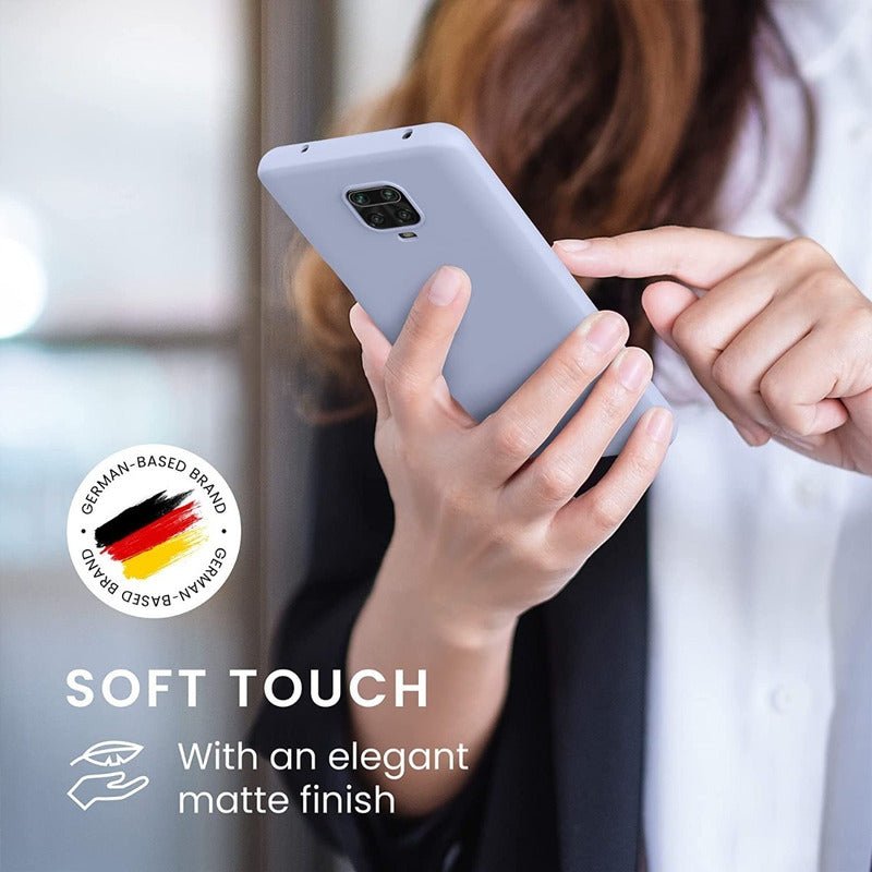 Carcasa Silicona Slim Para Xiaomi Redmi Note 9s + Vidrio - Mi tienda