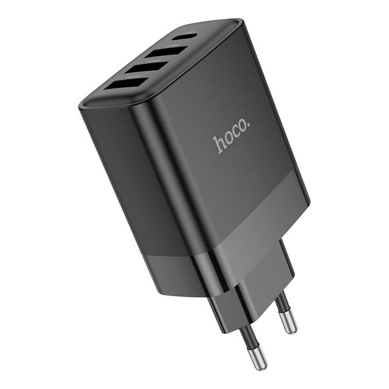 Cargador Carga Rápida Qc3.0 Pd 45w Pps C127a 3usb 1c Hoco - Mi tienda