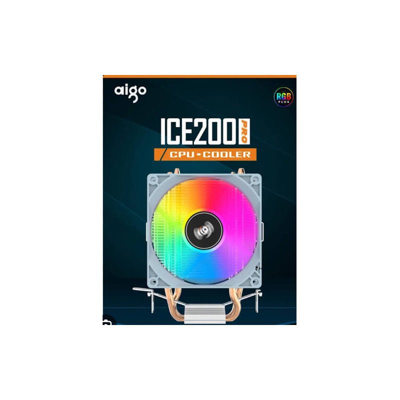 Cpu Enfriadora Gamer Aigo Ice200pro Rgb Blanco Para Procesadores Intel Y Amd - Mi tienda