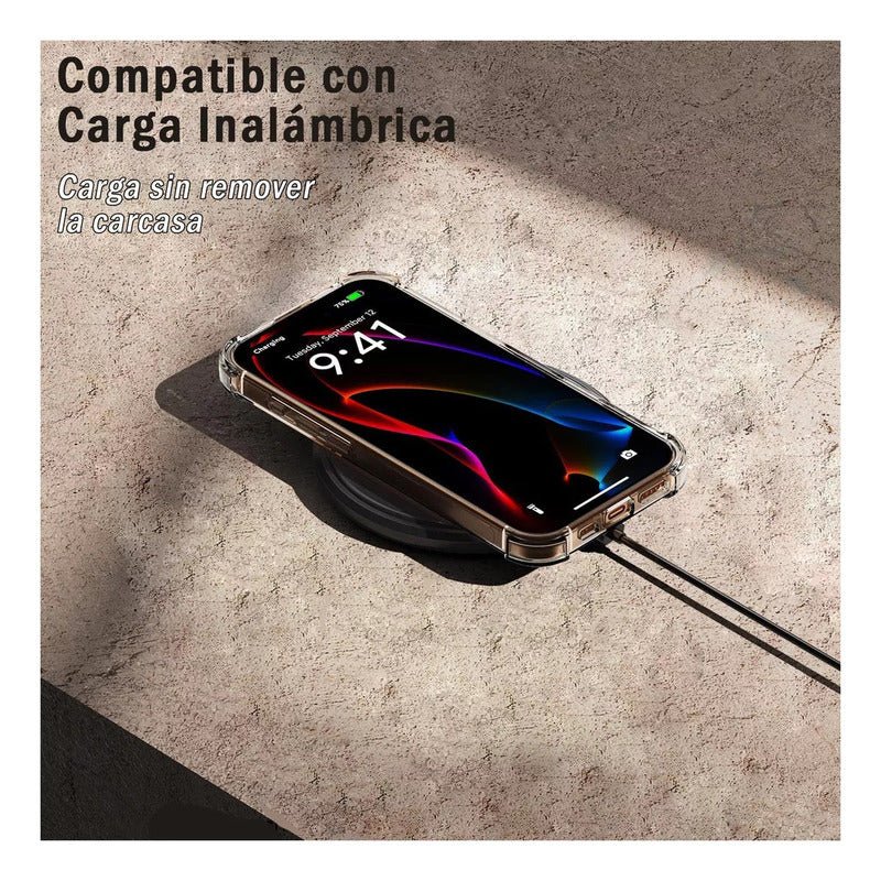Funda / Carcasa Antigolpes Marca Computech Para iPhone 16 Pro Max - Transparente - Mi tienda