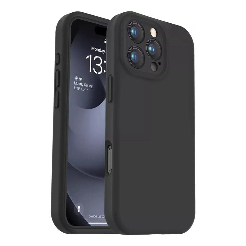 Funda / Carcasa Premium Computech Para iPhone 16 Pro Max - Negro - Mi tienda