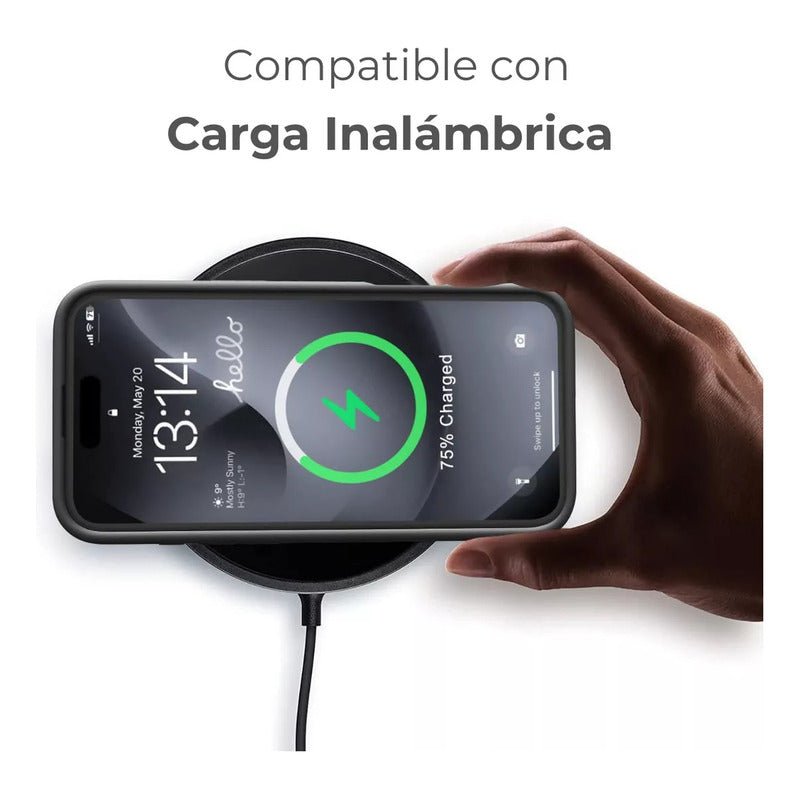 Funda / Carcasa Premium Computech Para iPhone 16 Pro Max - Negro - Mi tienda