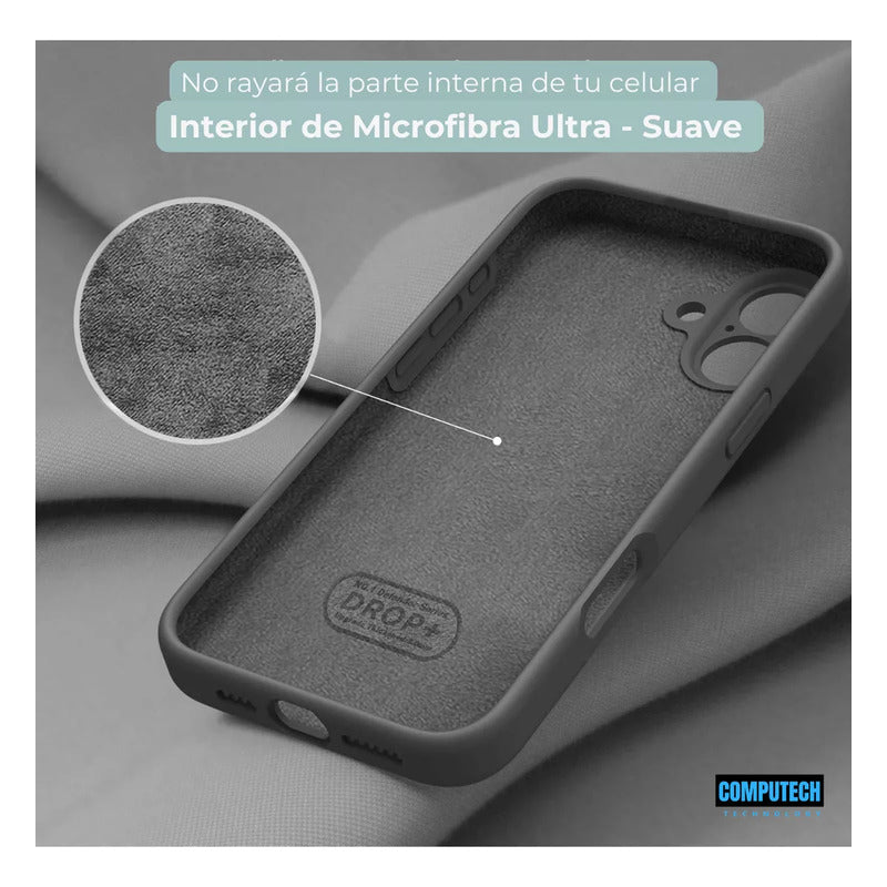 Funda / Carcasa Premium Computech Para iPhone 16 Pro Max - Negro - Mi tienda