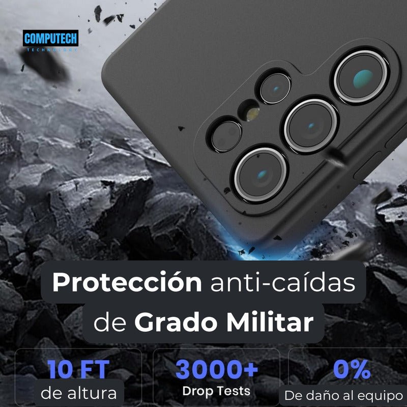 Funda / Carcasa Premium Computech Para Samsung S25 Ultra - Negro - Mi tienda