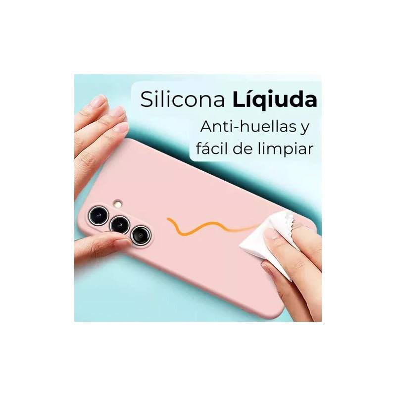 Funda / Carcasa Premium Marca Computech Para Samsung S24 Plus+ Rosa + Vidrio Templado - Mi tienda