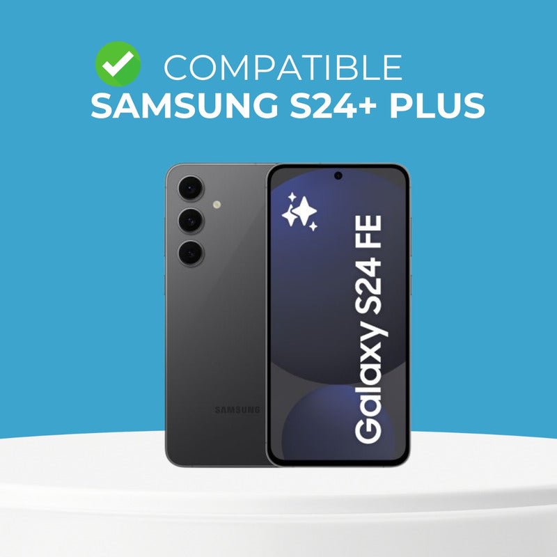Funda / Carcasa Premium Marca Computech Para Samsung S24 + Violeta + Vidrio Templado - Mi tienda