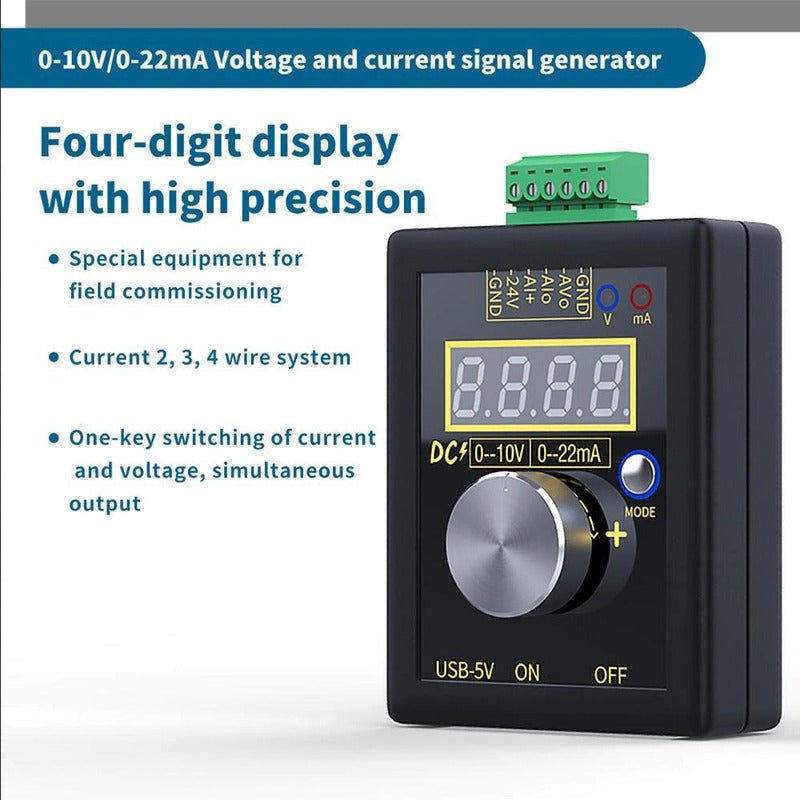 Generador De Señal Recargable Corriente Voltaje 4 - 20ma 0 - 10v - Mi tienda