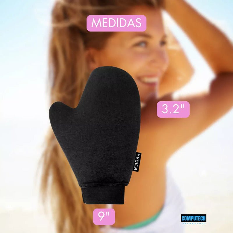 Guante Autobronceador Bronceado Sin Manchas Negro Premium - marca Computech - Mi tienda