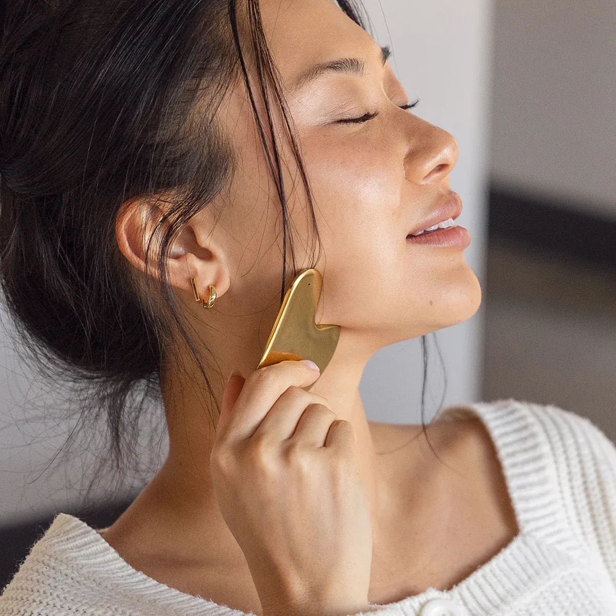 Guasha de Acero Inoxidable | Masajeador Linfatico