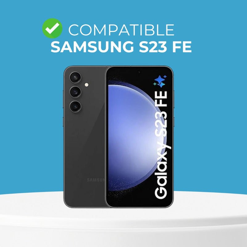 Kit Carcasa / Funda Para Samsung Galaxy S23 Fe Marca Computech Silicona + Vidrio Templado - Mi tienda