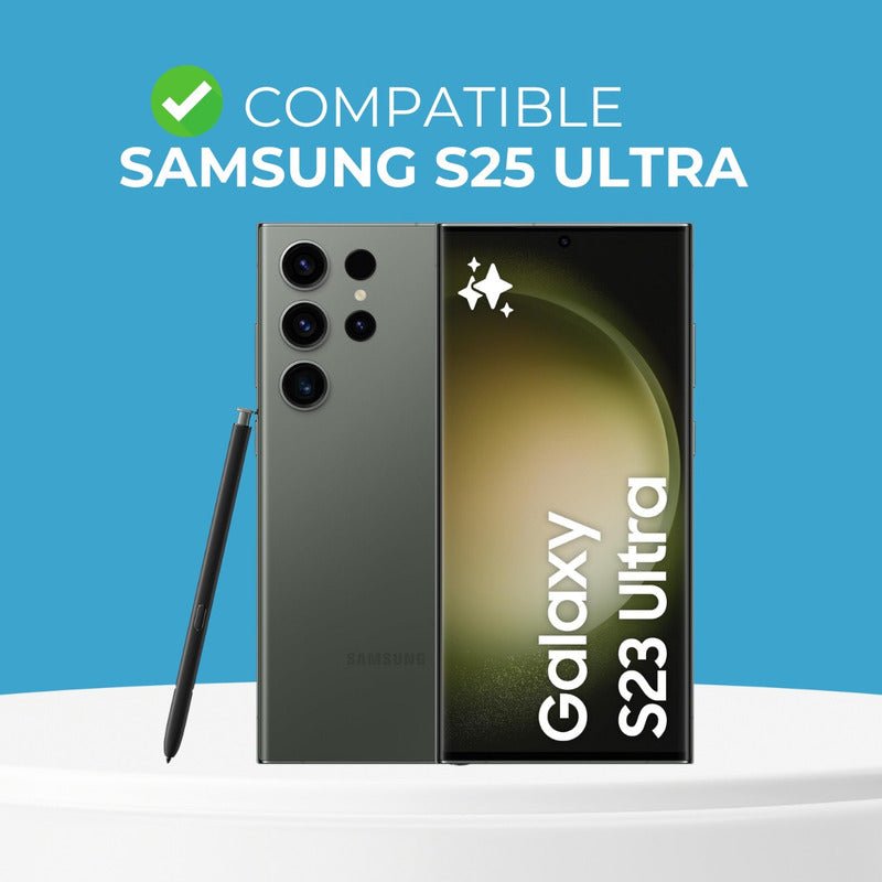 Kit Carcasa / Funda Para Samsung Galaxy S25 Ultra Marca Computech Silicona + Vidrio Templado - Mi tienda