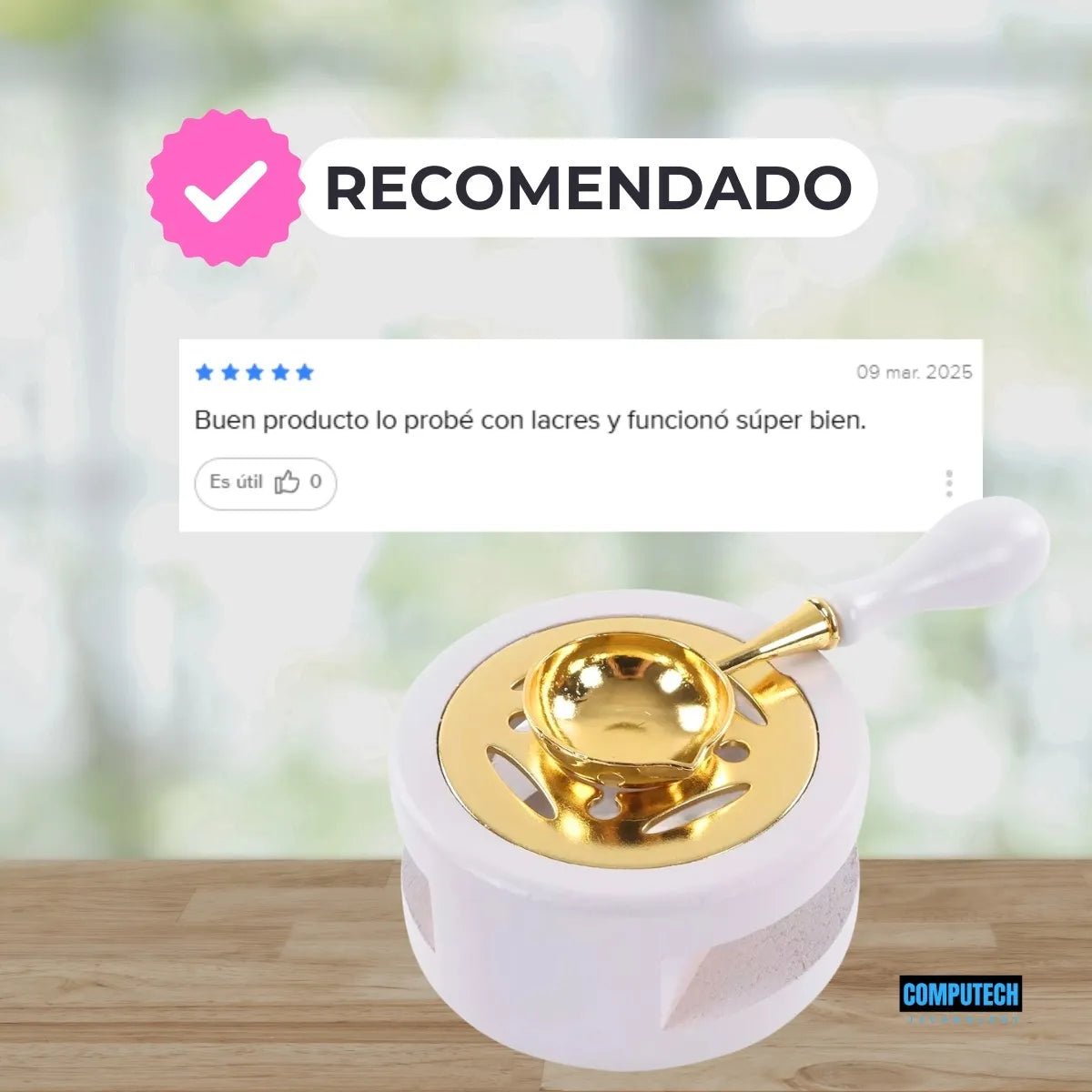 Kit Horno y Cuchara para Lacre - Mi tienda