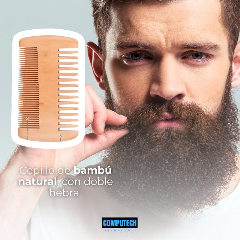 Kit Para El Crecimiento Y Cuidado De Barba Dermaroller - Mi tienda