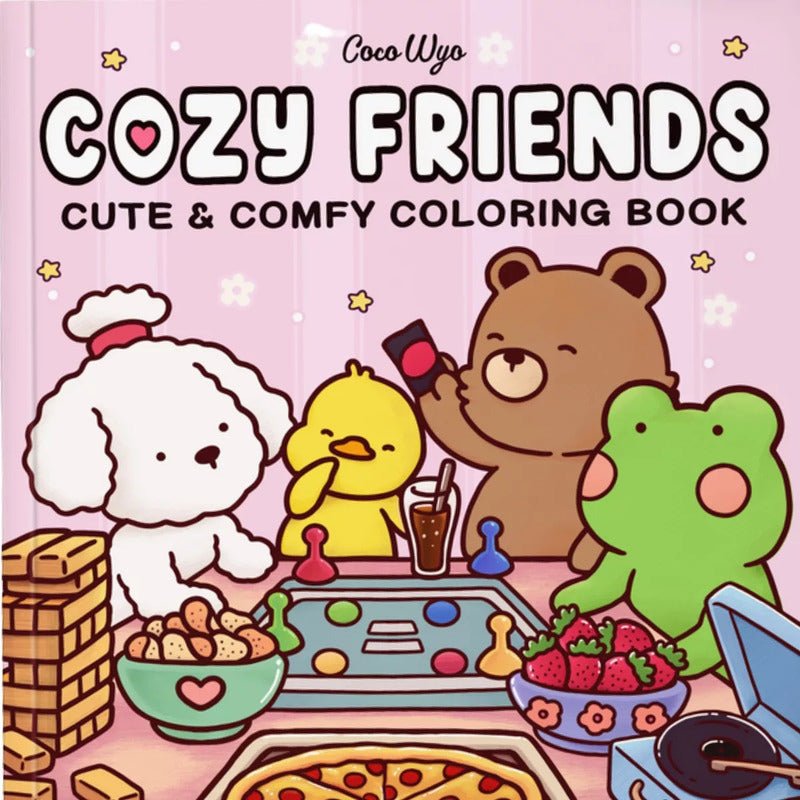 Libro Para Colorear Coco Wyo Cozy Friends Anti Estres Original - Computech - Mi tienda