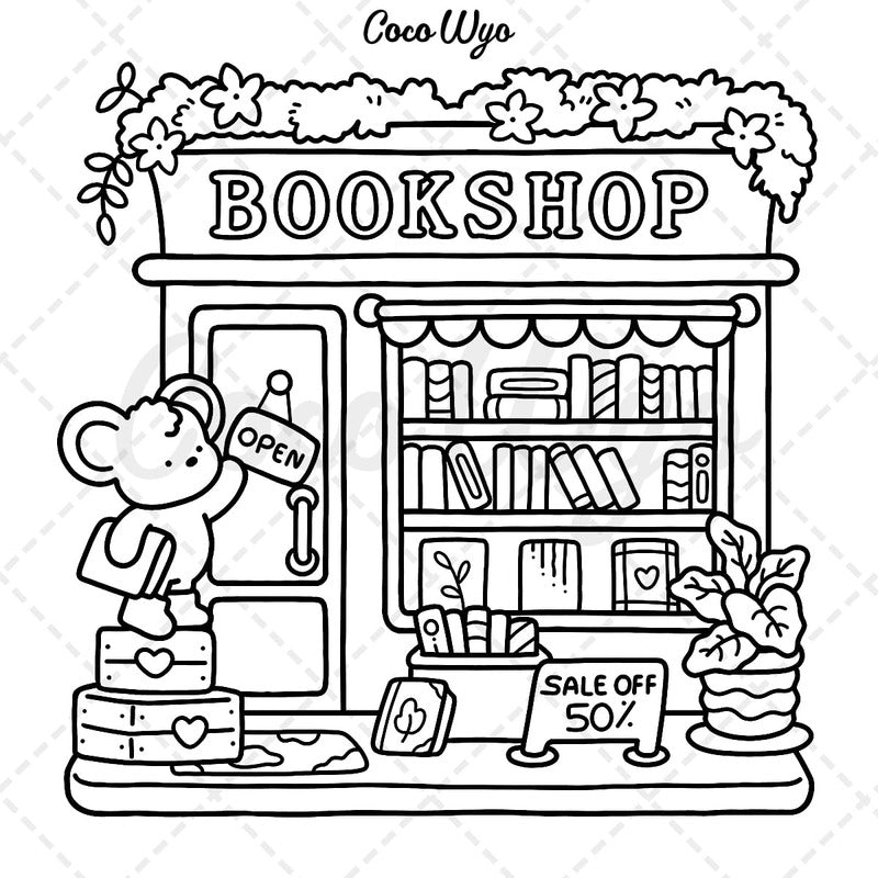 Libro Para Colorear Coco Wyo Little Corner - 100 Dibujos - Mi tienda