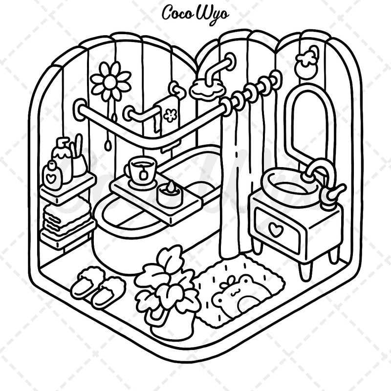Libro Para Colorear Coco Wyo Little Corner - 100 Dibujos - Mi tienda