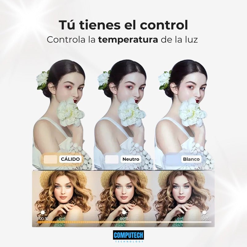 Luz Panel De Iluminación Video Led Regulable Estudio Para Tik Tok 220v - Marca Computech - Mi tienda