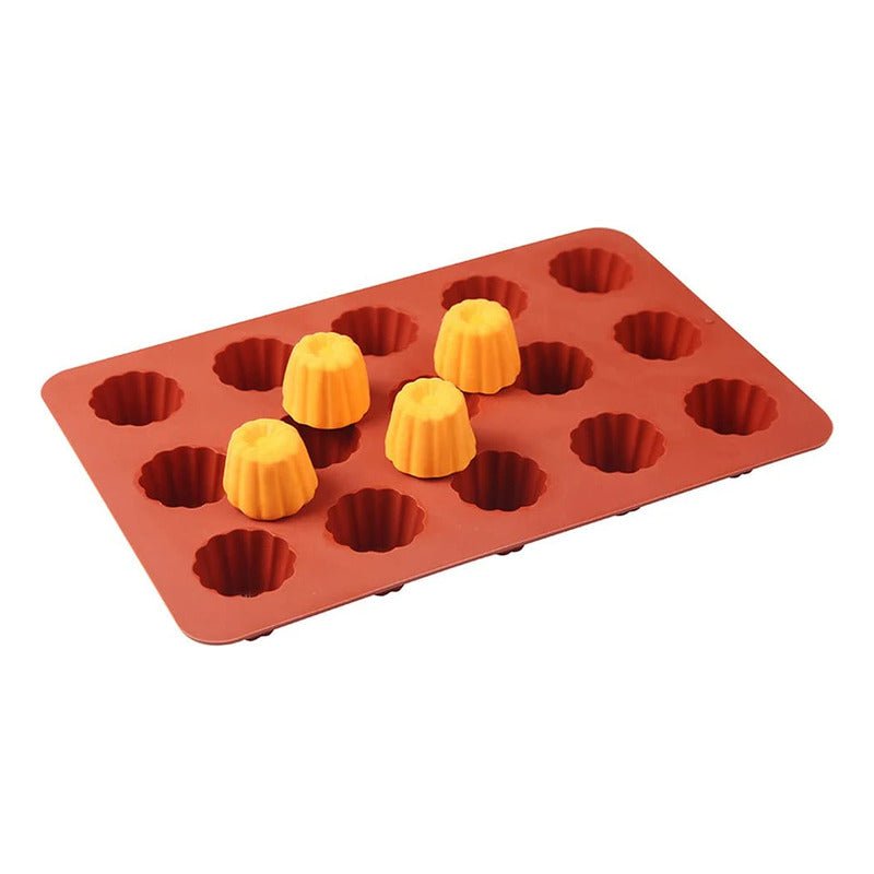 Molde Para Canele Antiadherente Silicona Grado Alimenticio - Mi tienda