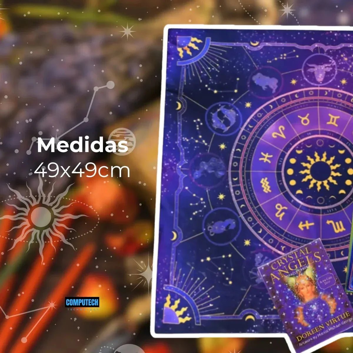 Paño de Tarot Mistico para Oráculos - Mi tienda
