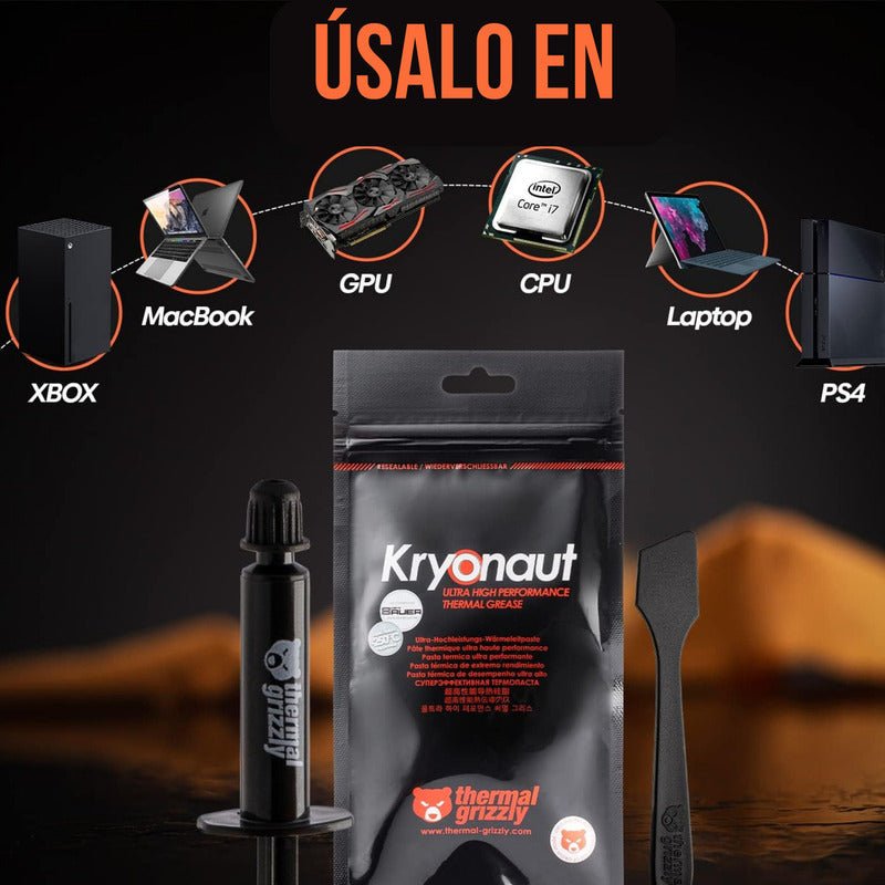 Pasta Térmica Disipadora Thermal Grizzly Kryonaut 1g 12.5wmk - Mi tienda