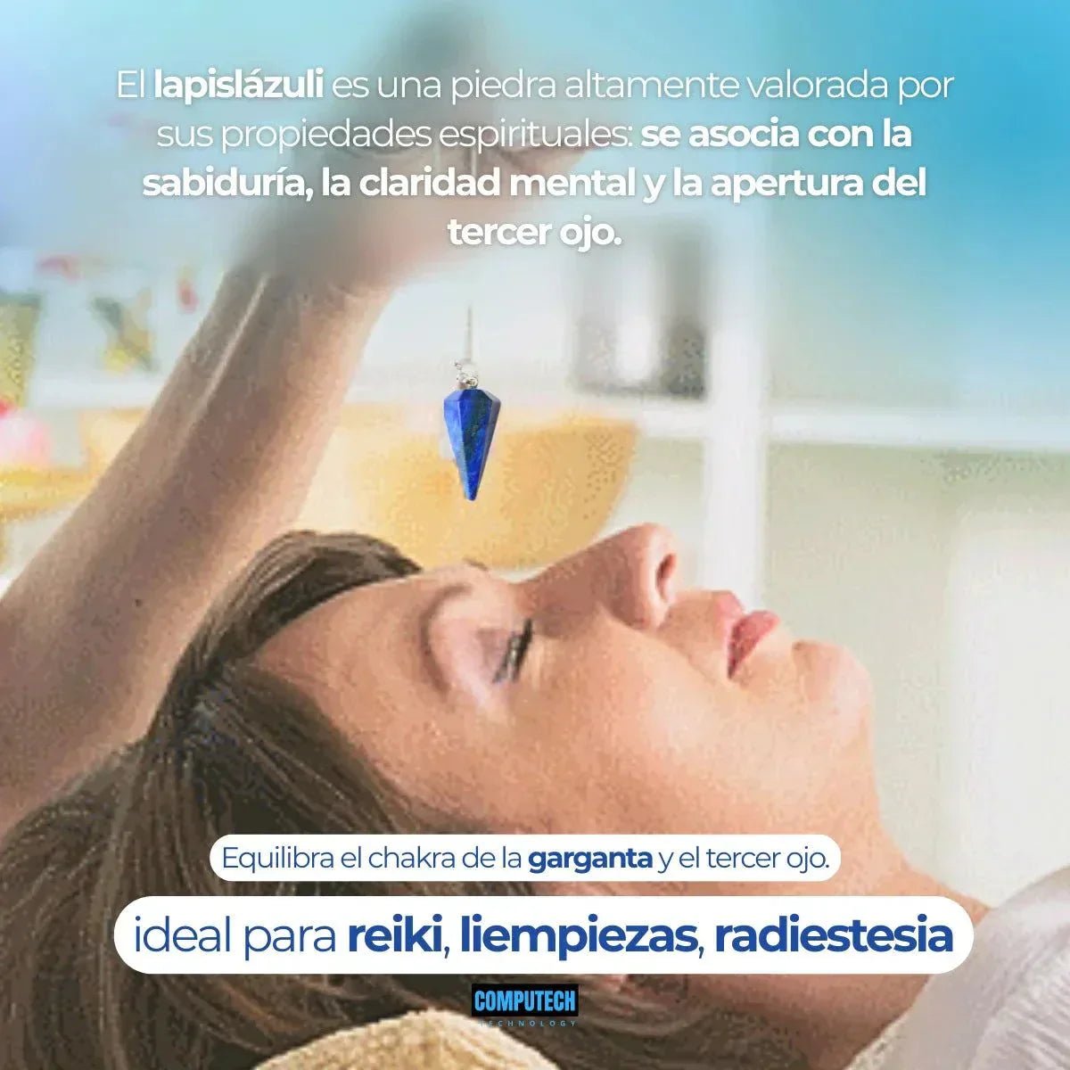 Pendulo de Lapislazuli y Plata 925: Verdad, Sabiduría y Guía Intuitiva - Mi tienda
