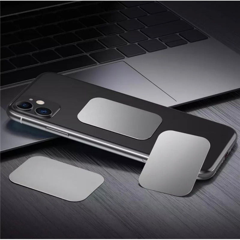 Placas De Metal De Soporte Magnético Smartphone Imán Celular - Mi tienda
