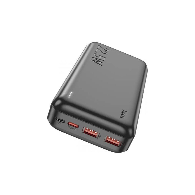 Power Bank 20000 Bateria Portatil Super Carga 22.5w Hoco Color Negro - Mi tienda