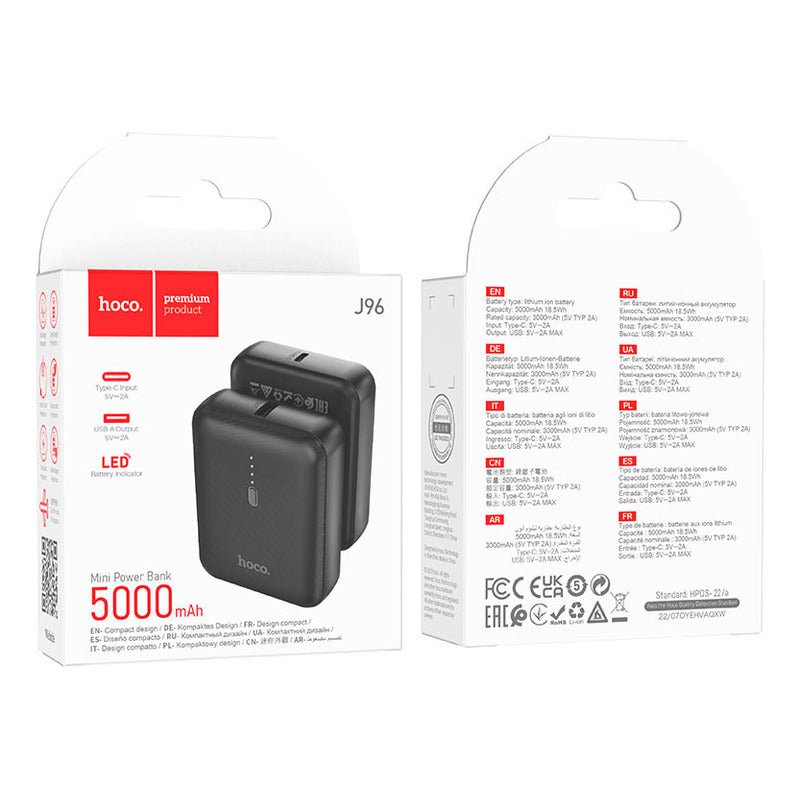 Powerbank Cargador Portatil Liviano Externo Hoco J96 5000mah - Mi tienda