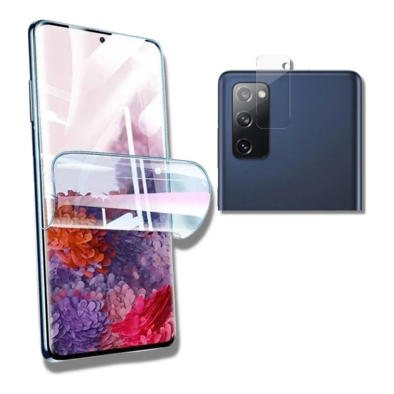 Samsung Galaxy S20 Fe Lámina Hidrogel + Protector Cámara - Mi tienda