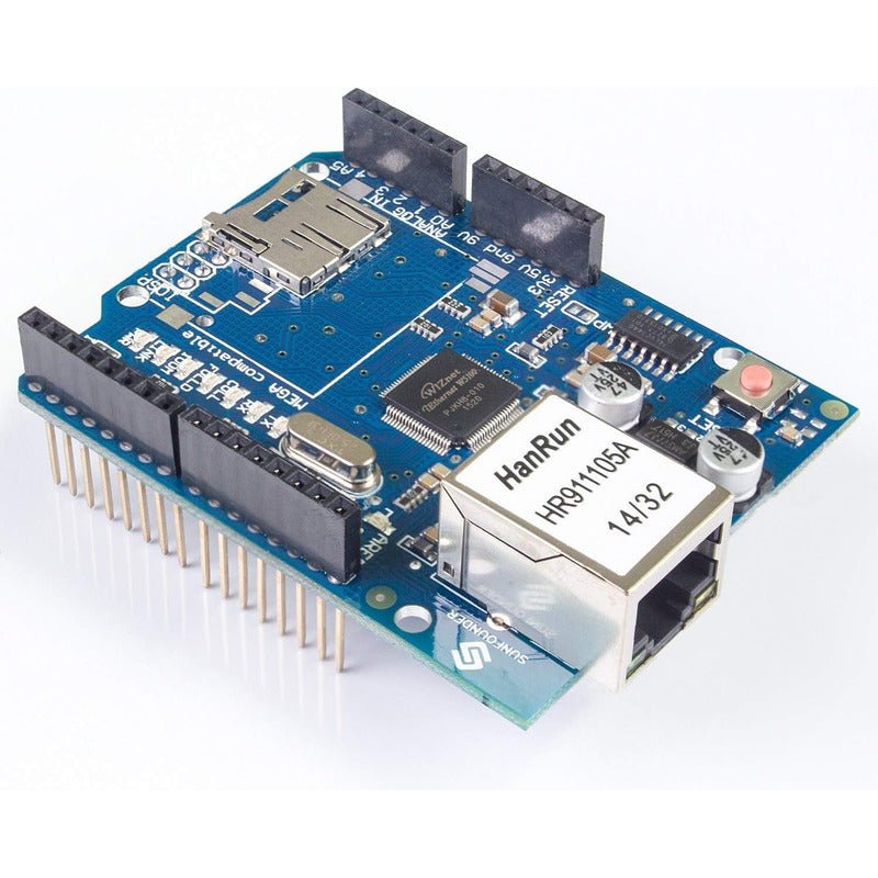 Shield Ethernet W5100 Network Lan Compatible Con Arduino - Mi tienda