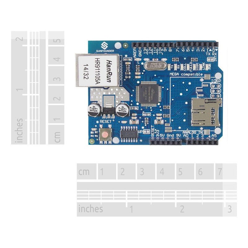 Shield Ethernet W5100 Network Lan Compatible Con Arduino - Mi tienda