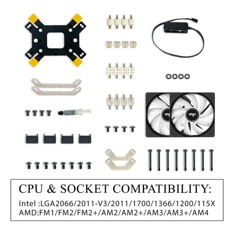 Sistema Refrigeración Líquida Cpu Cooler Rgb Enfriamiento - Mi tienda