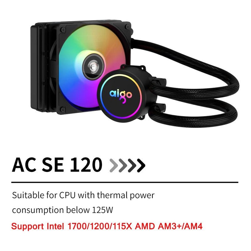 Sistema Refrigeración Líquida Cpu Cooler Rgb Enfriamiento - Mi tienda