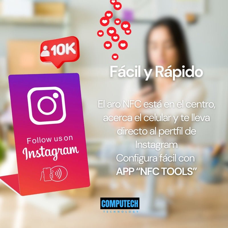 Stand Nfc Para Seguidores de Instagram - Mi tienda