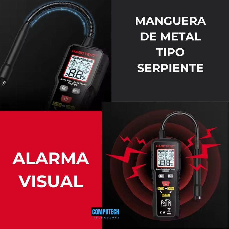 Tester Probador Liquido De Frenos Digital Dot3,dot4, Dot5.1 - Mi tienda