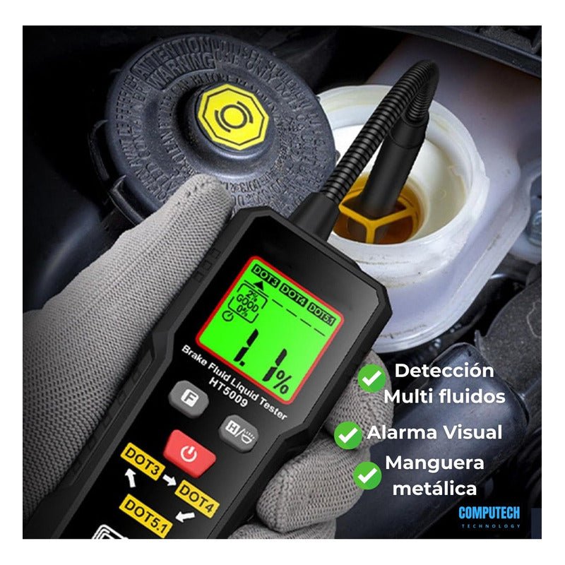 Tester Probador Liquido De Frenos Digital Dot3,dot4, Dot5.1 - Mi tienda